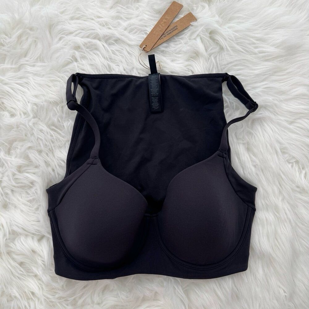 Skims Fits Everybody Back Smoother Bra Onyx Size 32D